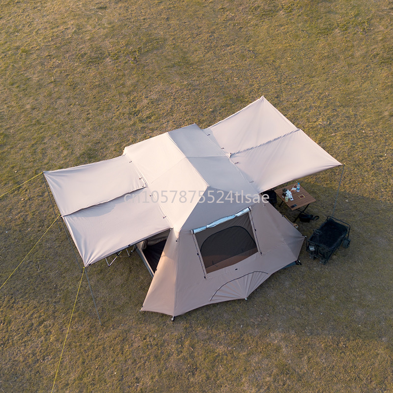 Outdoor Adventures Clothing - Tenda Oxford Otomatis Besar untuk 3-8