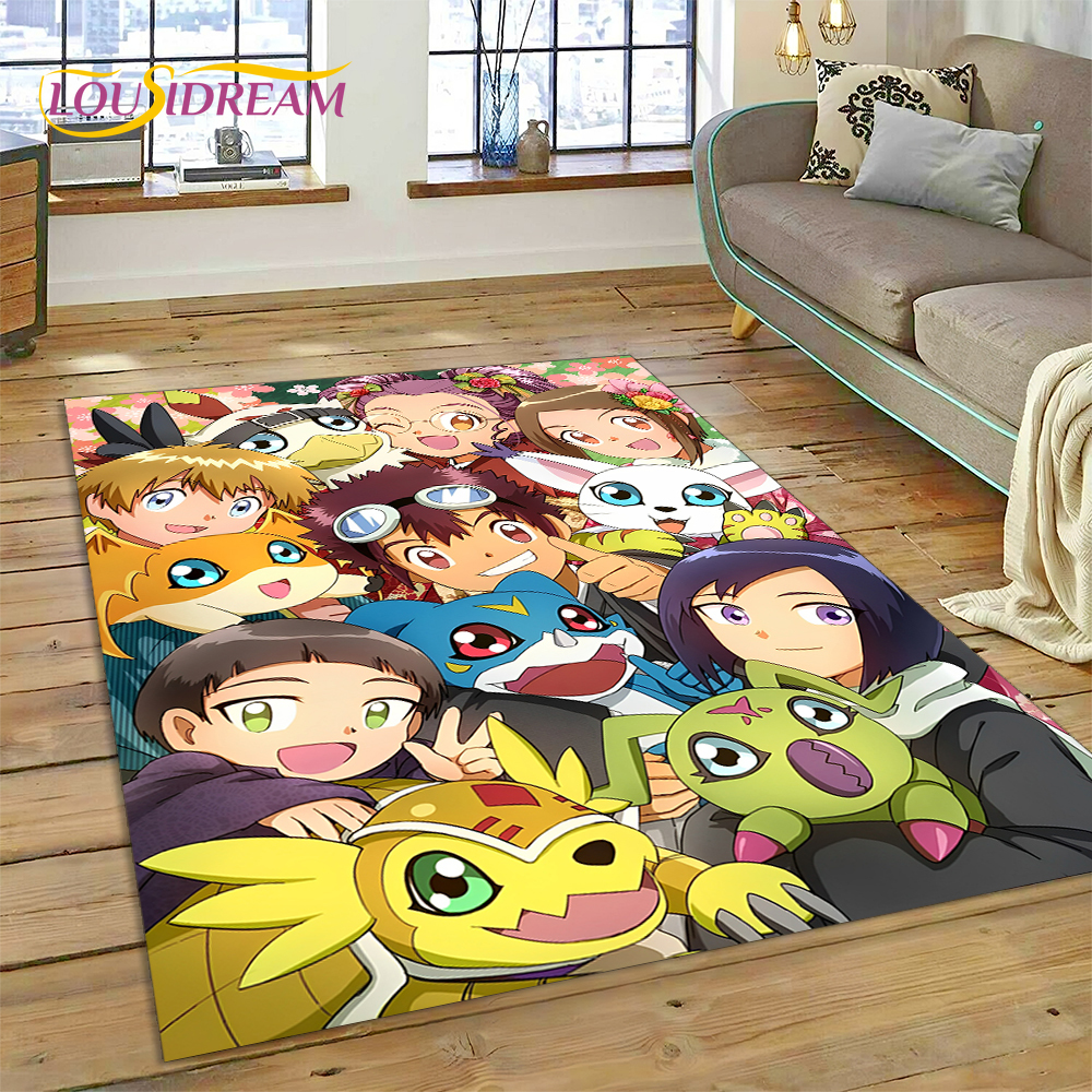 Outdoor Adventure Online - Digimon Adventure Monster kartun, karpet untuk