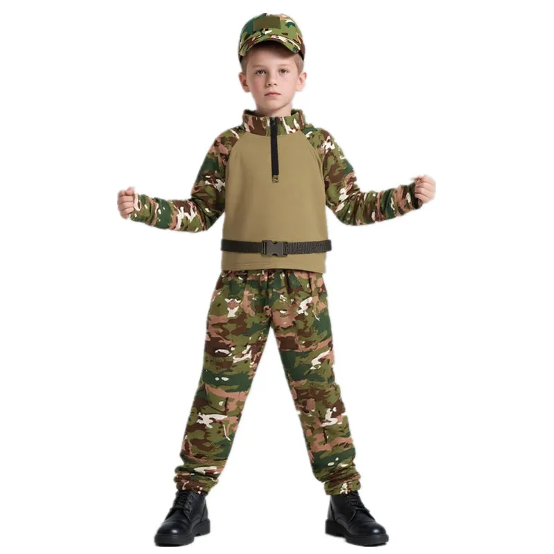 Outdoor Adventures Clothing - Pakaian Katak Kamuflase Anak-anak Dewasa Kostum