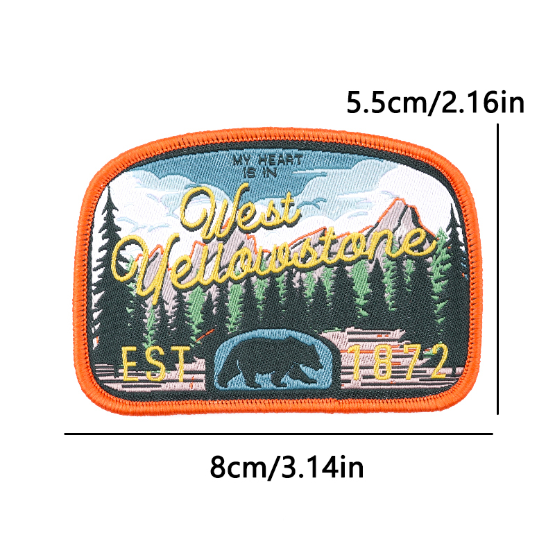 5 Buah Set Tambalan Bordir Pet - Outdoor Adventure Show ulasan dan harga