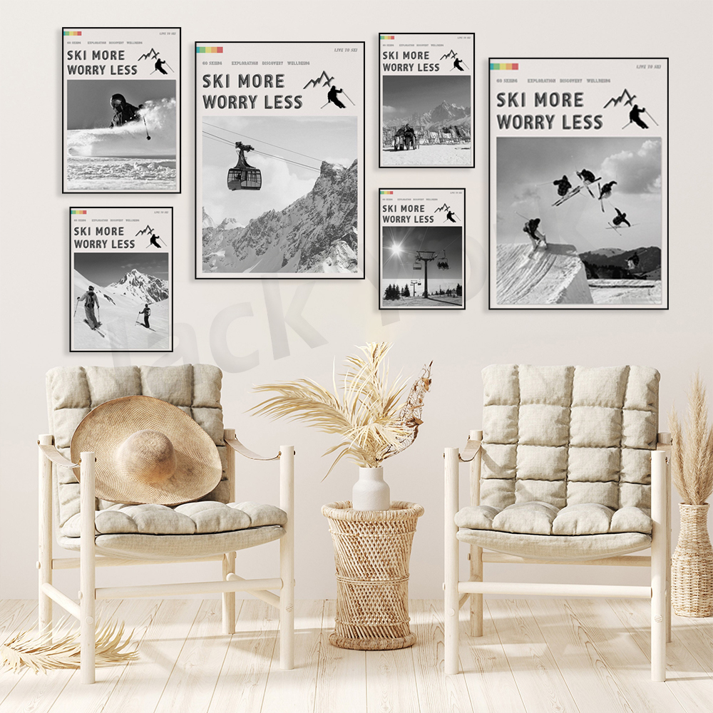 Poster Ski lebih khawatir, cet - Outdoor Adventure York ulasan dan harga