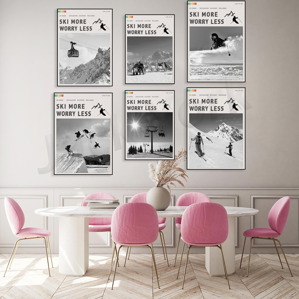 Poster Ski lebih khawatir, cet - Outdoor Adventure York ulasan dan harga