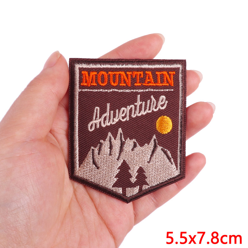 Patch bordir petualangan berke - Outdoor Adventures Clothing ulasan dan harga
