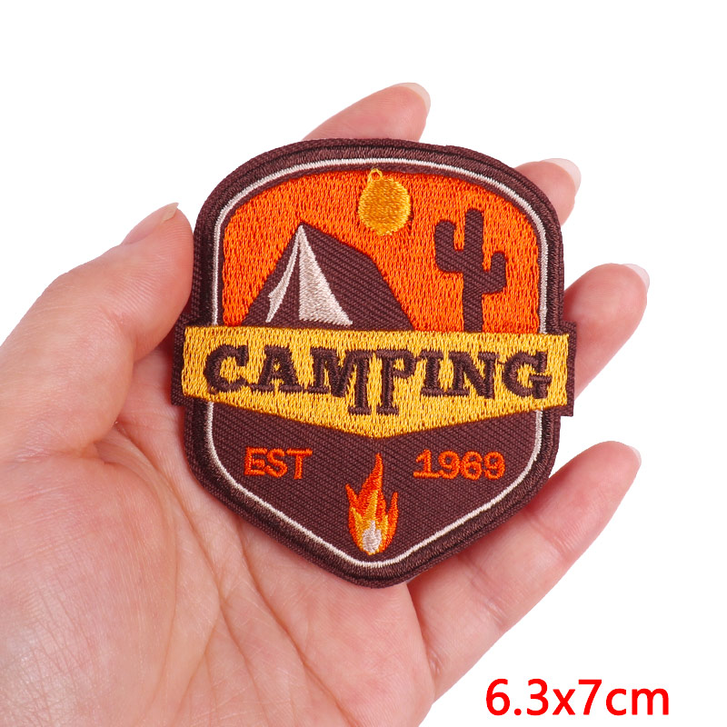 Patch bordir petualangan berke - Outdoor Adventures Clothing ulasan dan harga