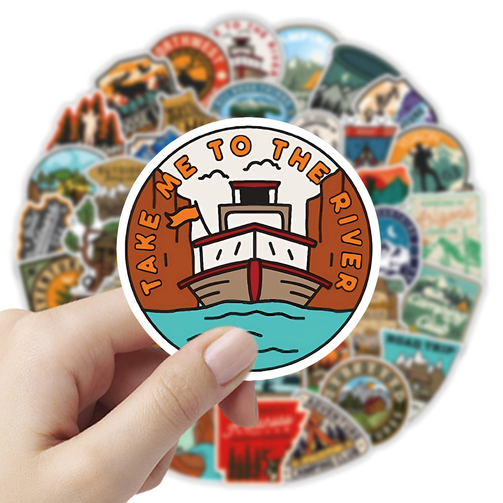 50 Lembar Stiker Petualangan L - Outdoor Adventure Stores ulasan dan harga