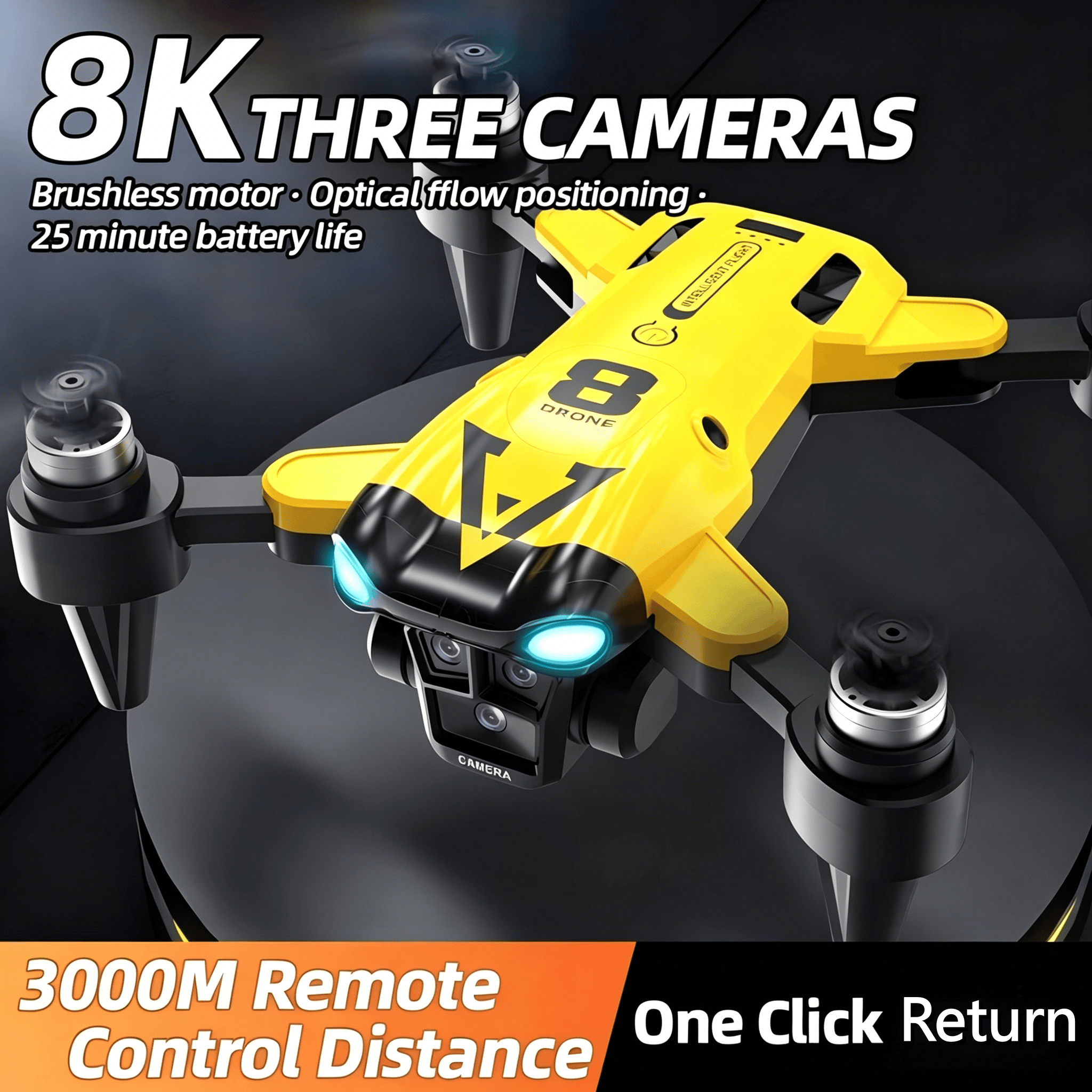 Quadcopter Baru dengan Tiga Ka - Outdoor Adventure Gifts ulasan dan harga