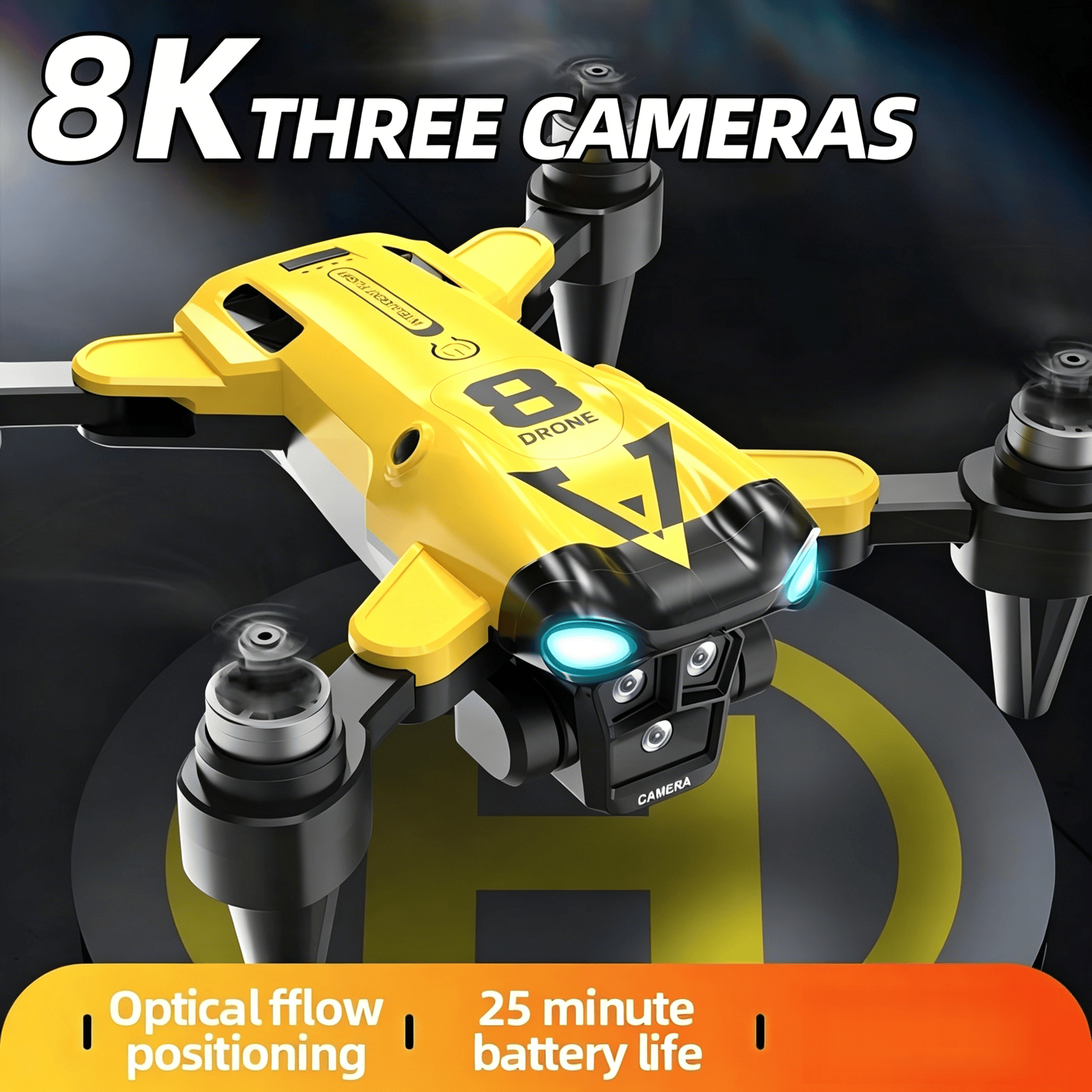 Quadcopter Baru dengan Tiga Ka - Outdoor Adventure Gifts ulasan dan harga