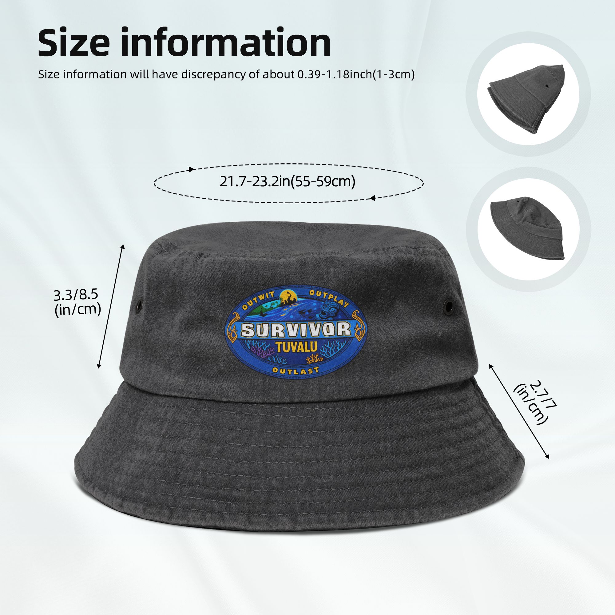 Topi Bucket S-Survivors untuk  - Outdoor Adventure Show ulasan dan harga