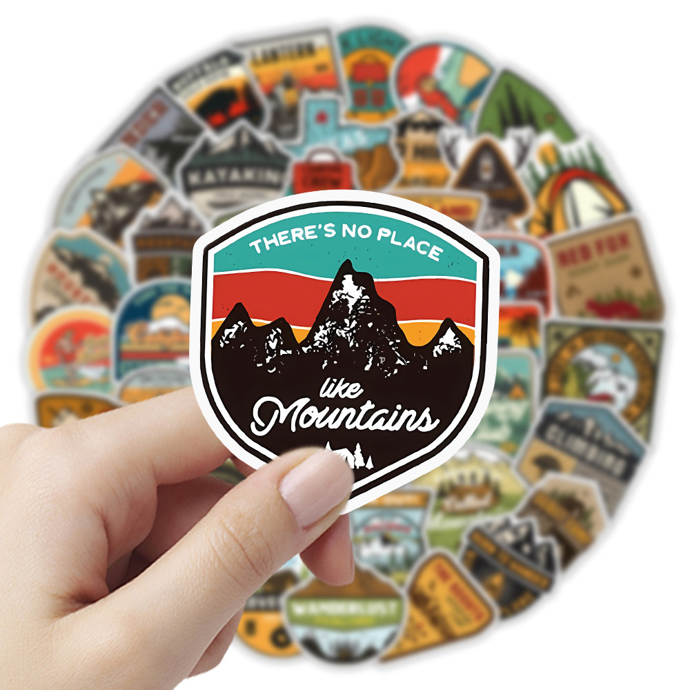 50 Lembar Stiker Petualangan L - Outdoor Adventure Stores ulasan dan harga