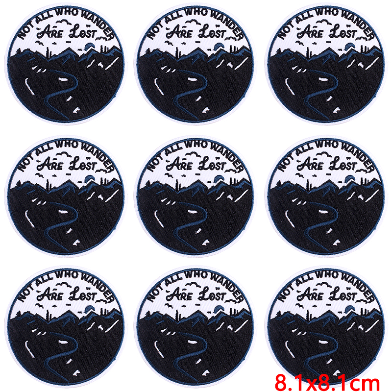 10 pcs/Lot besi pada Patch lua - Outdoor Adventures Clothing ulasan dan harga