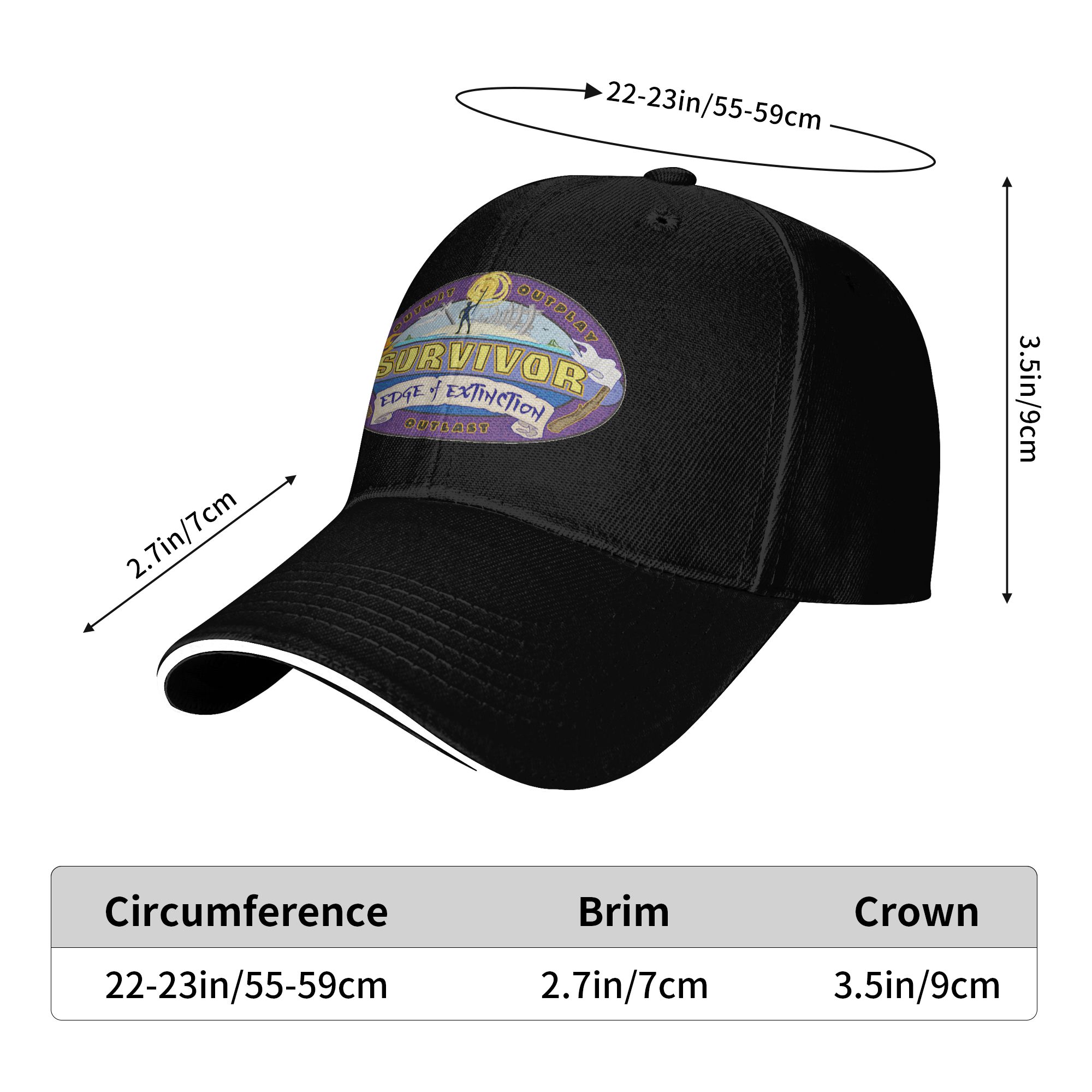 Topi Bisbol S-Survivors Kustom - Outdoor Adventure Show ulasan dan harga