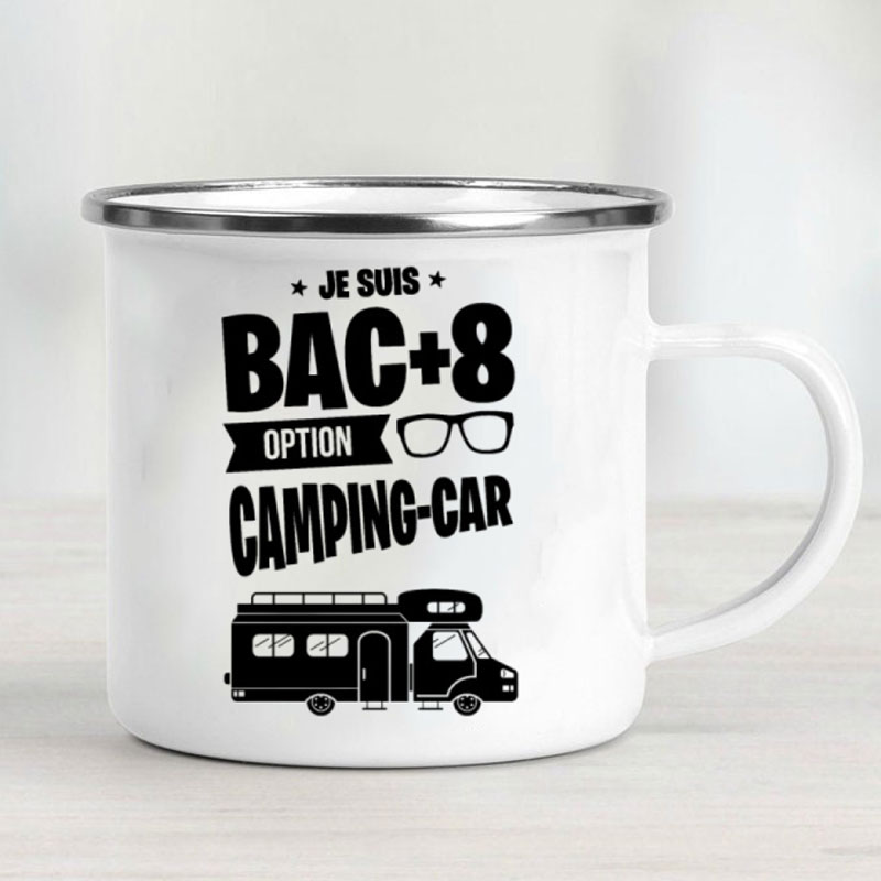 Mug Enamel Mobil Kemah Petuala - Outdoor Adventure Gifts ulasan dan harga