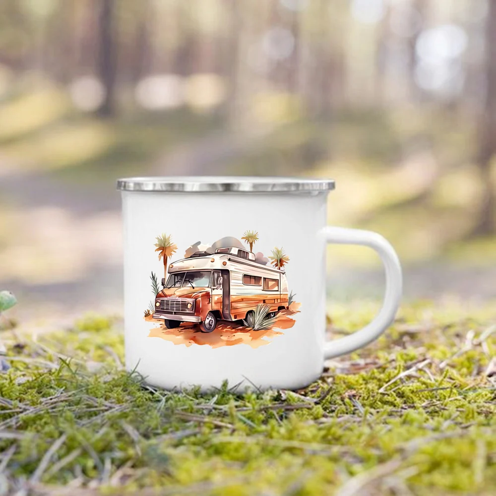 Mug Kemah cetak karavan hari P - Outdoor Adventure Day ulasan dan harga