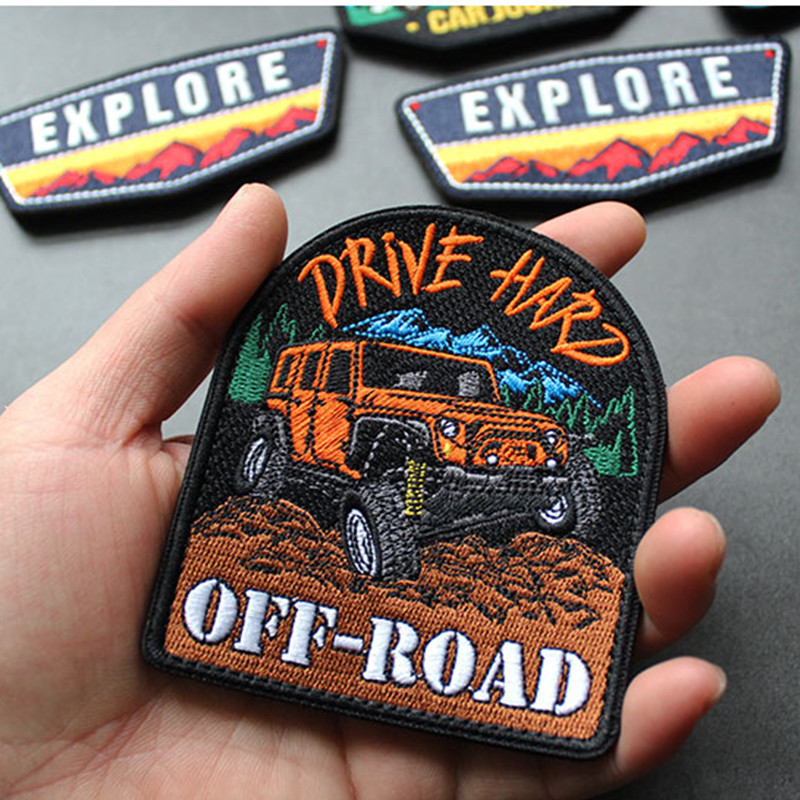 Lanskap Bordir Patch Off-Road  - Outdoor Adventures Clothing ulasan dan harga