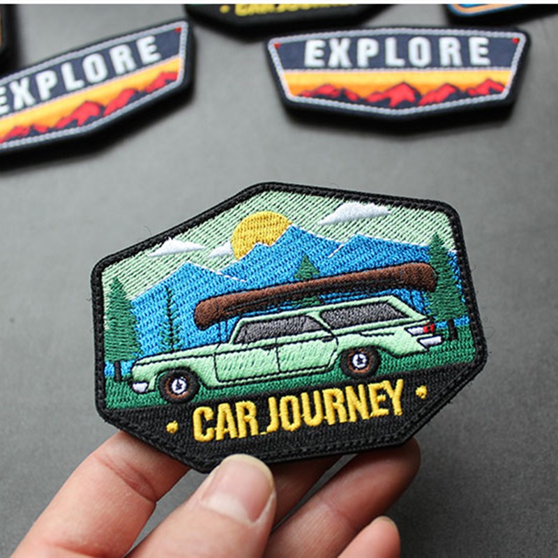 Lanskap Bordir Patch Off-Road  - Outdoor Adventures Clothing ulasan dan harga